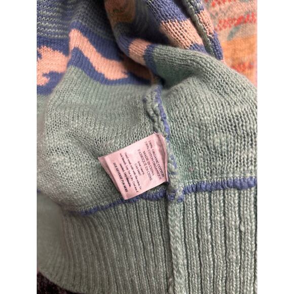 NWT FAHERTY Palm Isle 100% Organic Cotton Cardigan sweater size Small MSRP $298 - Picture 4 of 11